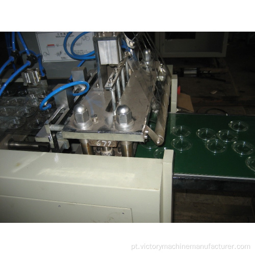 Máquina de fabricação de tampa de copo de papel descartável
